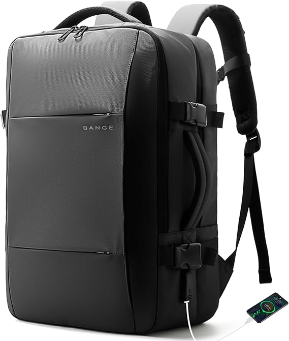 BANGE Reiserucksack, Handgepäck Rucksack Strapazierfähige Convertible Duffle Bag Fit für 17,3-Zoll-Laptop für Männer und Frauen